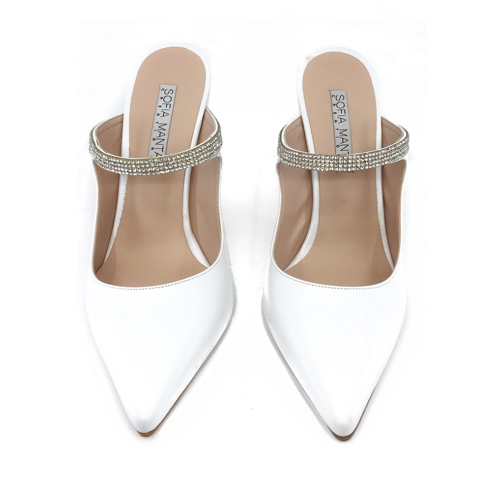 SOFIA MANTA Mule White Strass (402) All products 4