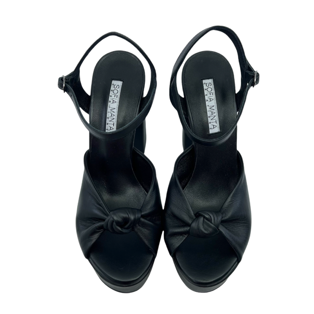 Sofia Manta Leather Heels Black (723) All products 2