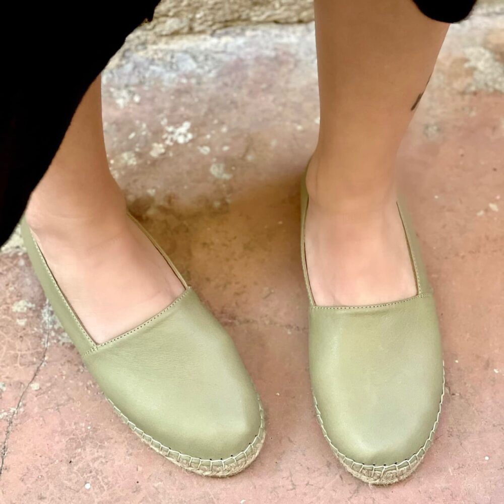 Sofia Manta Original Juta Espadrilles Chaki (820C) Bazaar Τιμών 2