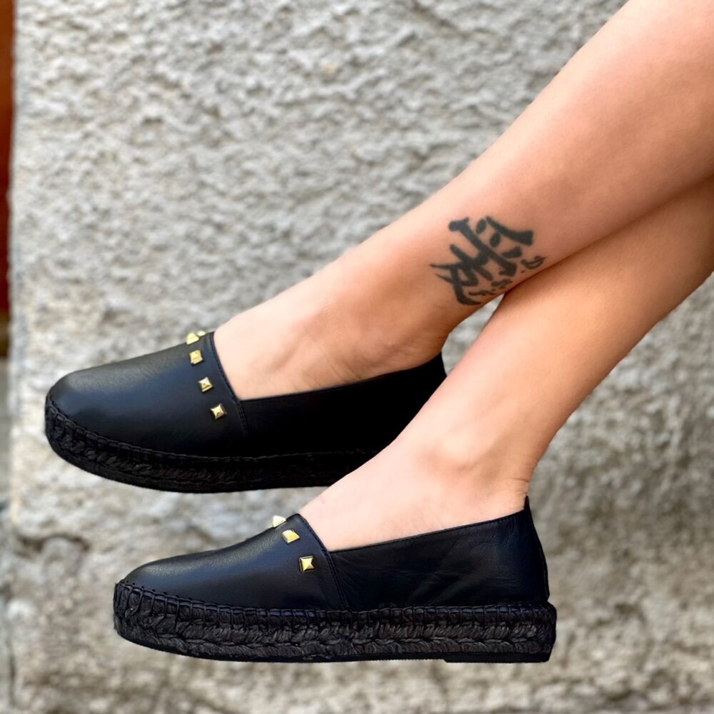 Sofia Manta Original Juta Espadrilles Black (840B) Bazaar Τιμών 2
