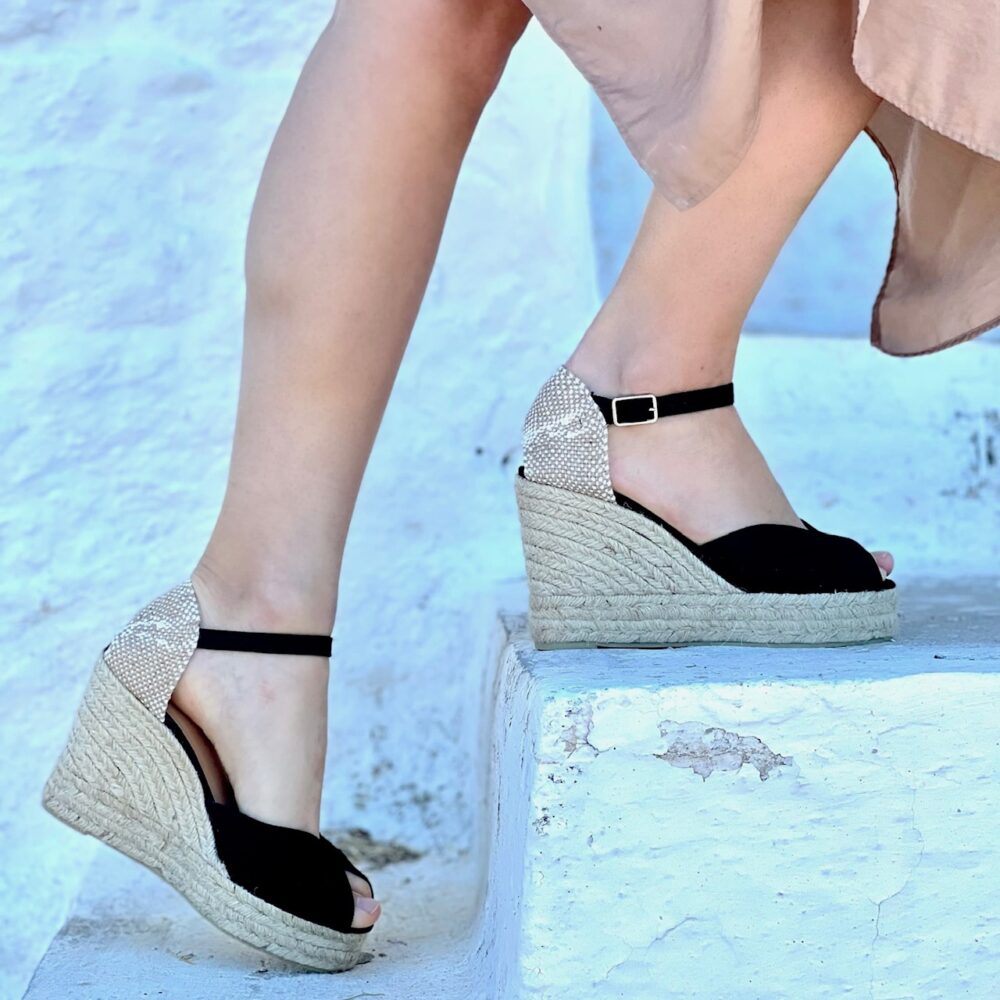 Castañer Bianca Canvas Wedge Espadrilles Negro (022233) All products 2