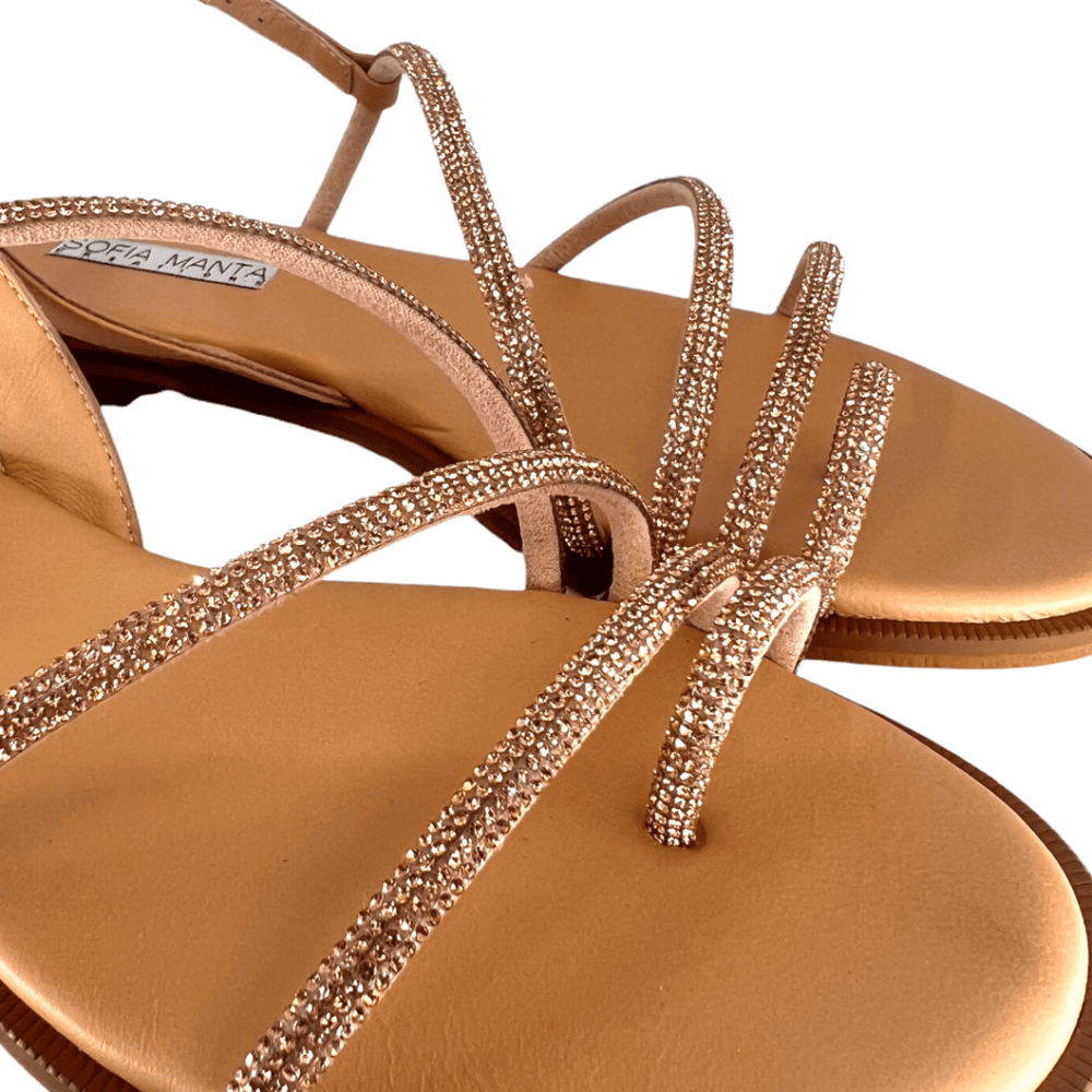 Sofia Manta Leather Sandal 349 Peach (349P) All products 2